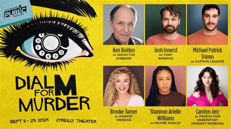 celine rosenthal|Full cast and crew set for Pittsburgh premiere of Dial M for Murder.